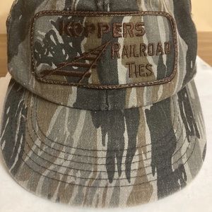 Koppers Railroad Ties Vintage Hat with Patch Lots Of Wear